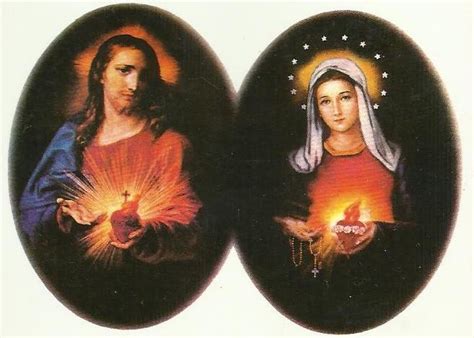 alliance of two hearts|hearts of jesus and mary.